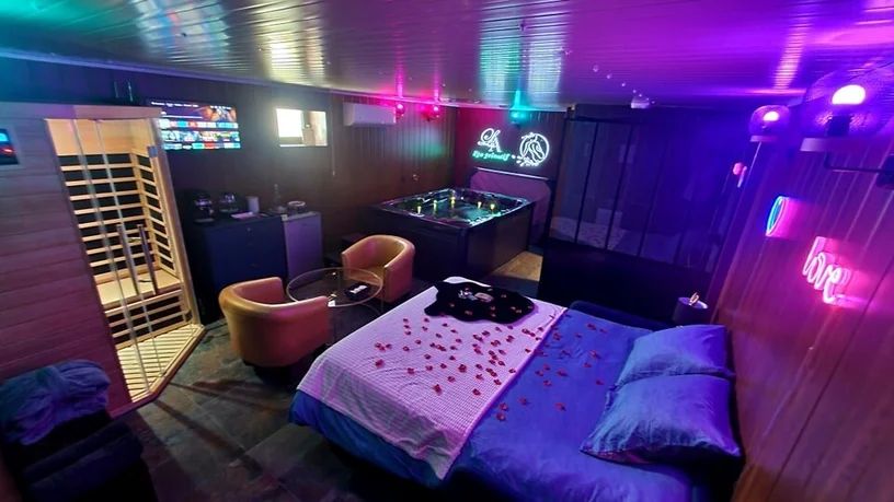 Ambiance de la Love Room L&A Spa Privatif
